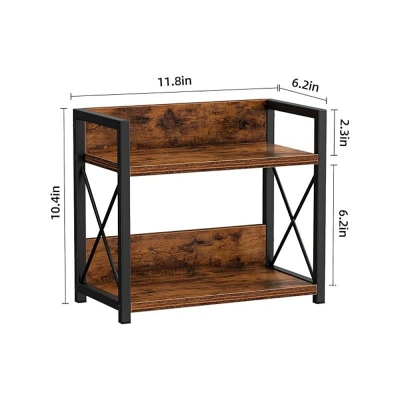 American Style Storage Rack Bookshelf Spice Rack Solid Wood Floor-standing Multi-layer Living Room Home Simple Storage Rack