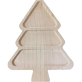 Wooden Pallets Christmas Tree Design Pastries Cheese Christmas Decorative Platter Pinewood