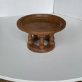 Solid Wood Storage Shelf Mini Coffee Table Storage Tray Balcony Flower Pot Creative Retro Mini Ornament