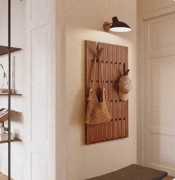 Coat Hanger Clothes Coat Hanger Standing Space Saving Wall Art Home Decor Wall for Home Pothook Natural Solid Wood Coat Hanger