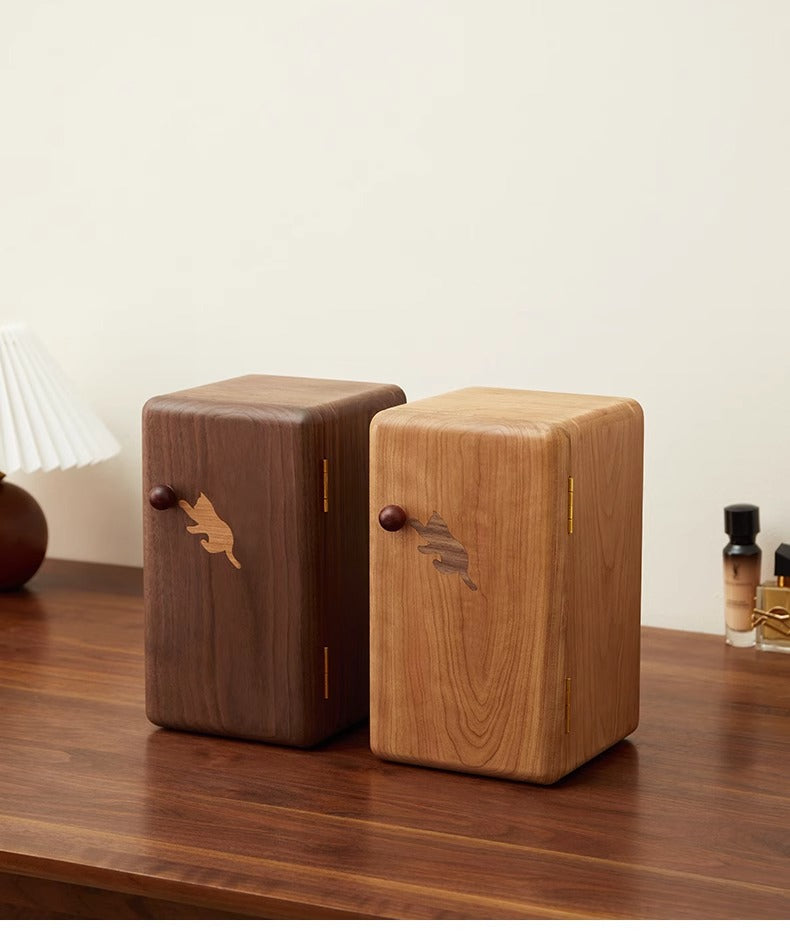 Exquisite Six-Layer Open Jewelry Box Large Capacity Walnut Wood Cabinet-Style Organizer for Stylish Storage