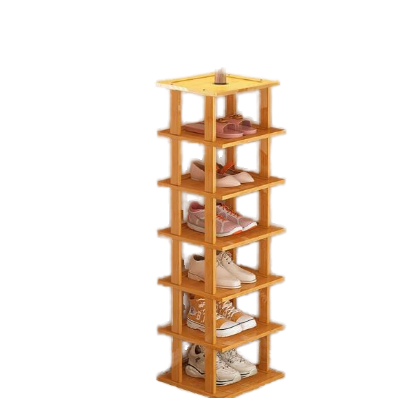 Small Narrow Shoe Rack, Multi-layer Shoe Rack for Entryway, Detachable, Space-saving Wooden Storage Shoe Rack