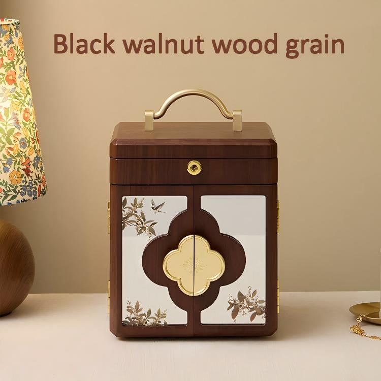 Jewelry Box Luxury Wedding Gift Wooden Jewelry Storage Box Mother's Day New Year's Gift