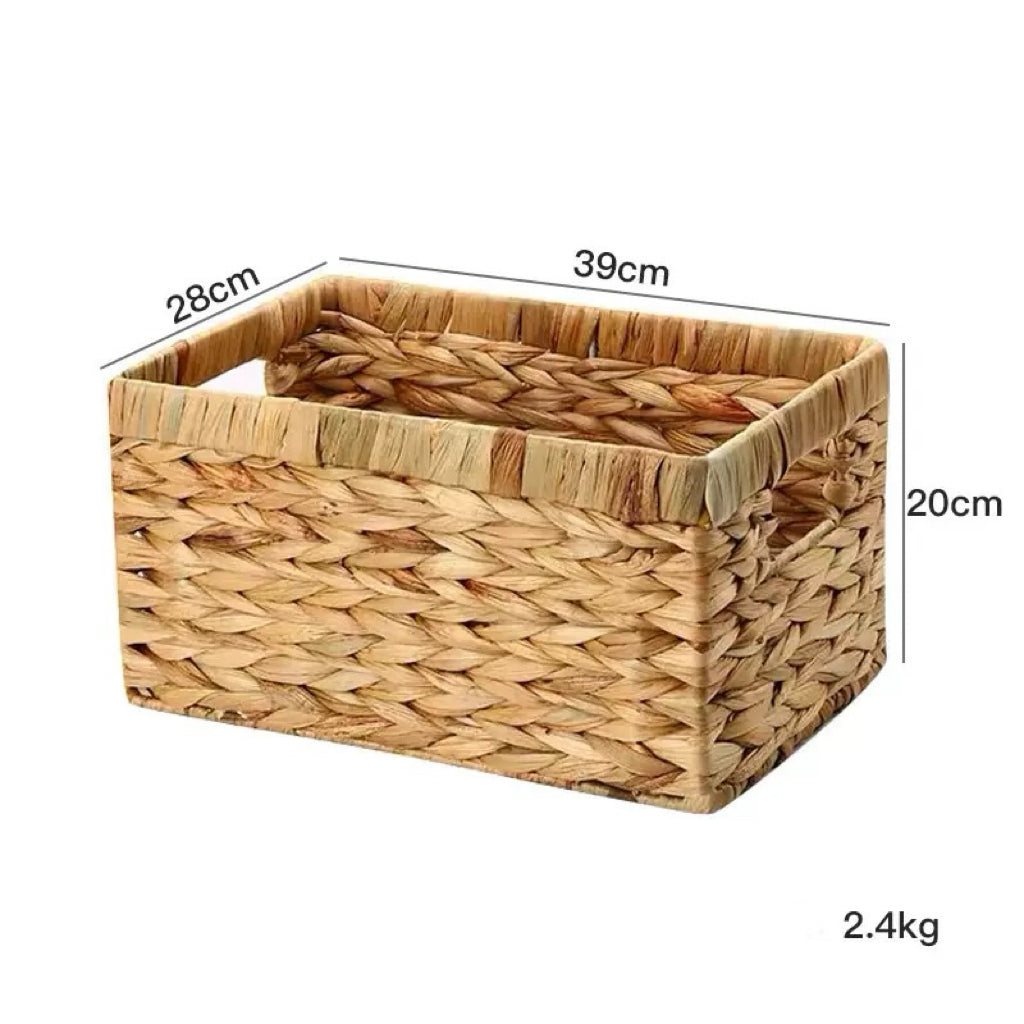 Desktop Storage Basket Gourd Grass Woven Storage Basket Storage Box Organizer Basket Storage Frame Organizer Box