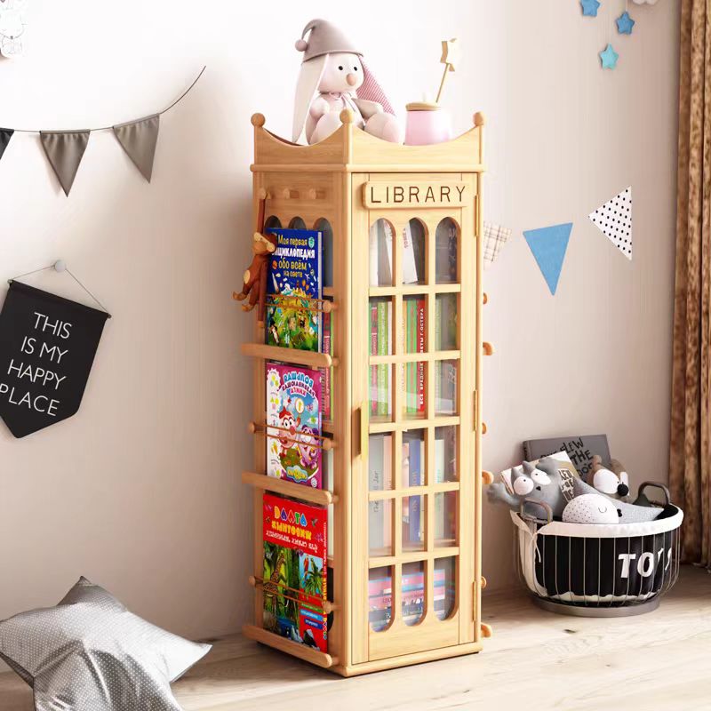 Vintage Telephone Box Bookshelf Study Table Withbookshelf Rotating Bookshelf Wholesale Bookshelves Bookshelf Cabinet