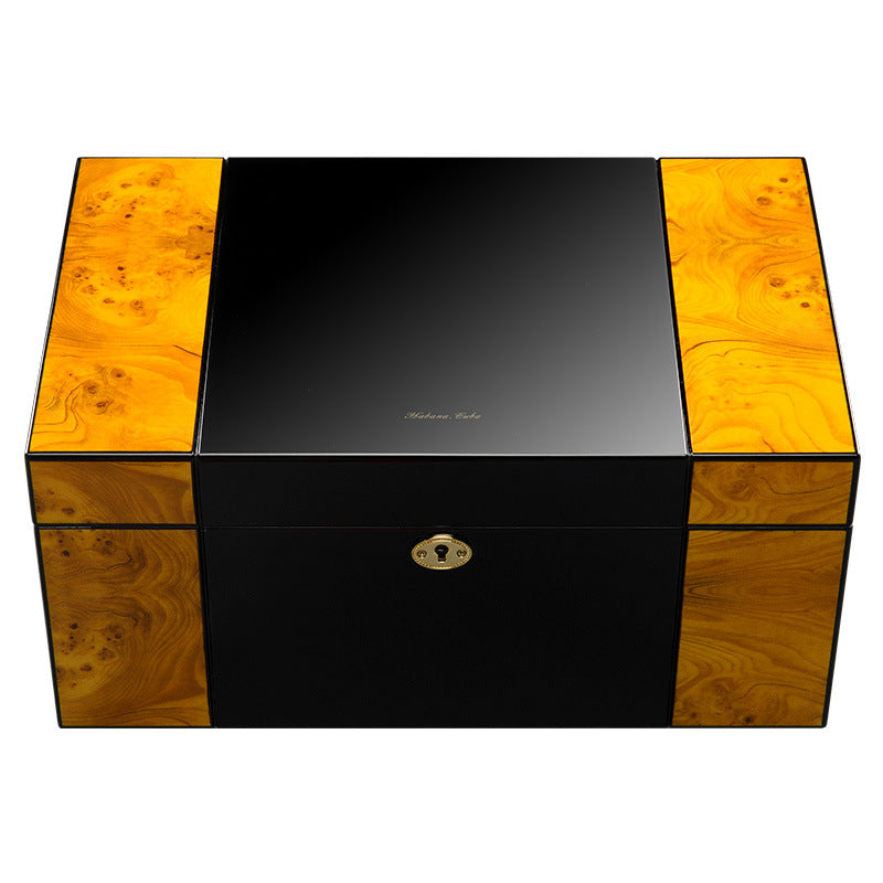 Cigar Boxes Wholesale Humidifier Handmade Wood Cigar Boxes Cigar Accessories Luxury Cigar Humidor Box Cigar Gift Set Boxes