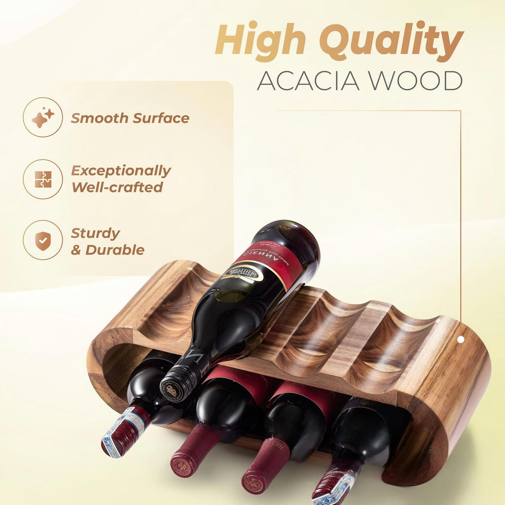 Wooden Wine Rack Freestanding Desktop Wine Rack Freestanding Desktop Wine Rack Suitable for Red Wine Storage