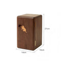Exquisite Six-Layer Open Jewelry Box Large Capacity Walnut Wood Cabinet-Style Organizer for Stylish Storage