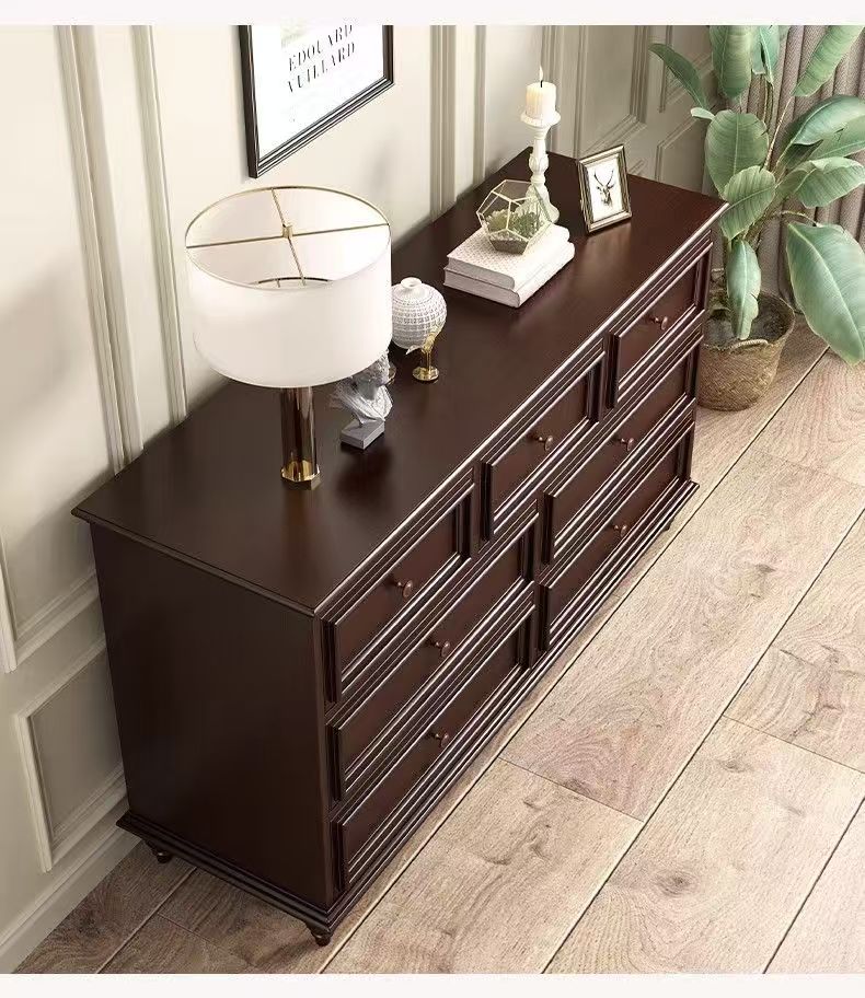 Solid Wood Chest of Drawers Chest of Drawers Solid Wood Nordic Clothing Storage Organizers Box Dressers Furniture