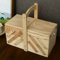 Storage Box Handheld Wooden Folding Storage Box Jewelry Cosmetics Storage Wooden Box Chinese Style Pastry Box