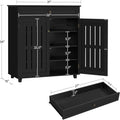 Adjustable Wooden Shoe Storage Cabinet Home Furniture for All Rooms for Living Space