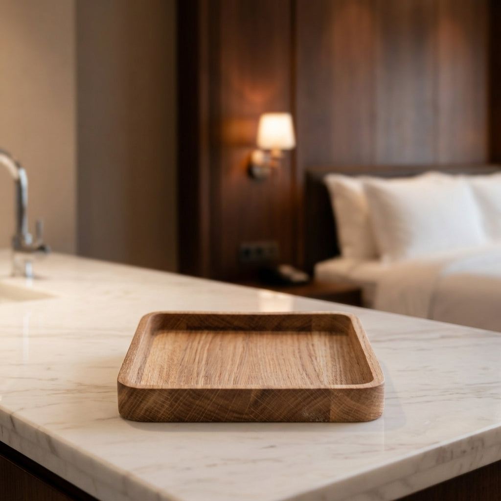 Solid Wood Carved Modern Luxury Tableware Dessert Plate Living Room Coffee Table Snack Tray Party Fruit Plate Dried Fruit Plate