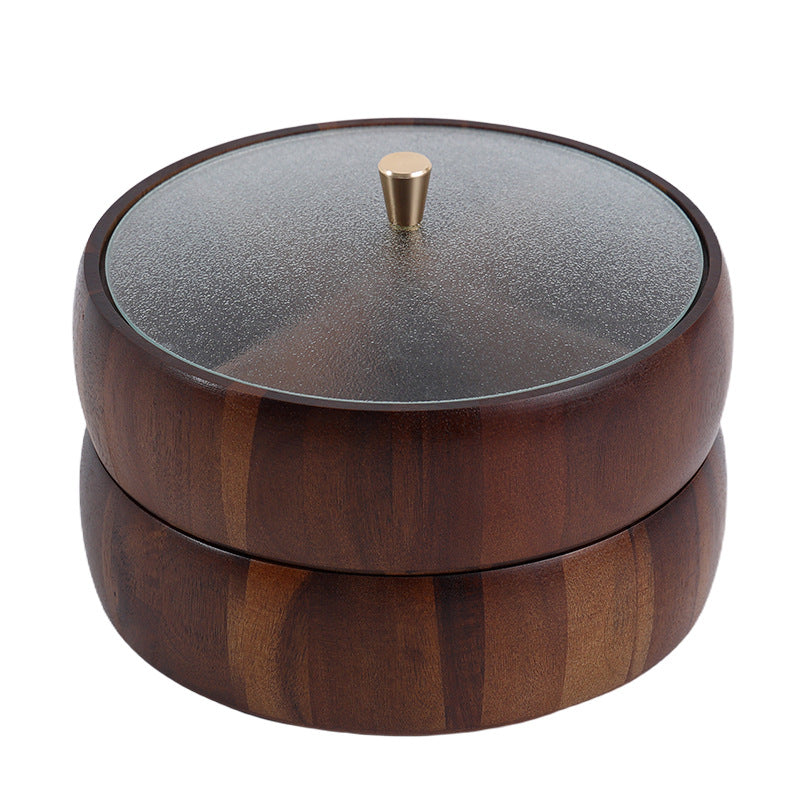 Nut Box Home Living Room Coffee Table Snack Box Wooden Dried Fruit Tray New Year Divided Candy Box Dessert Plate