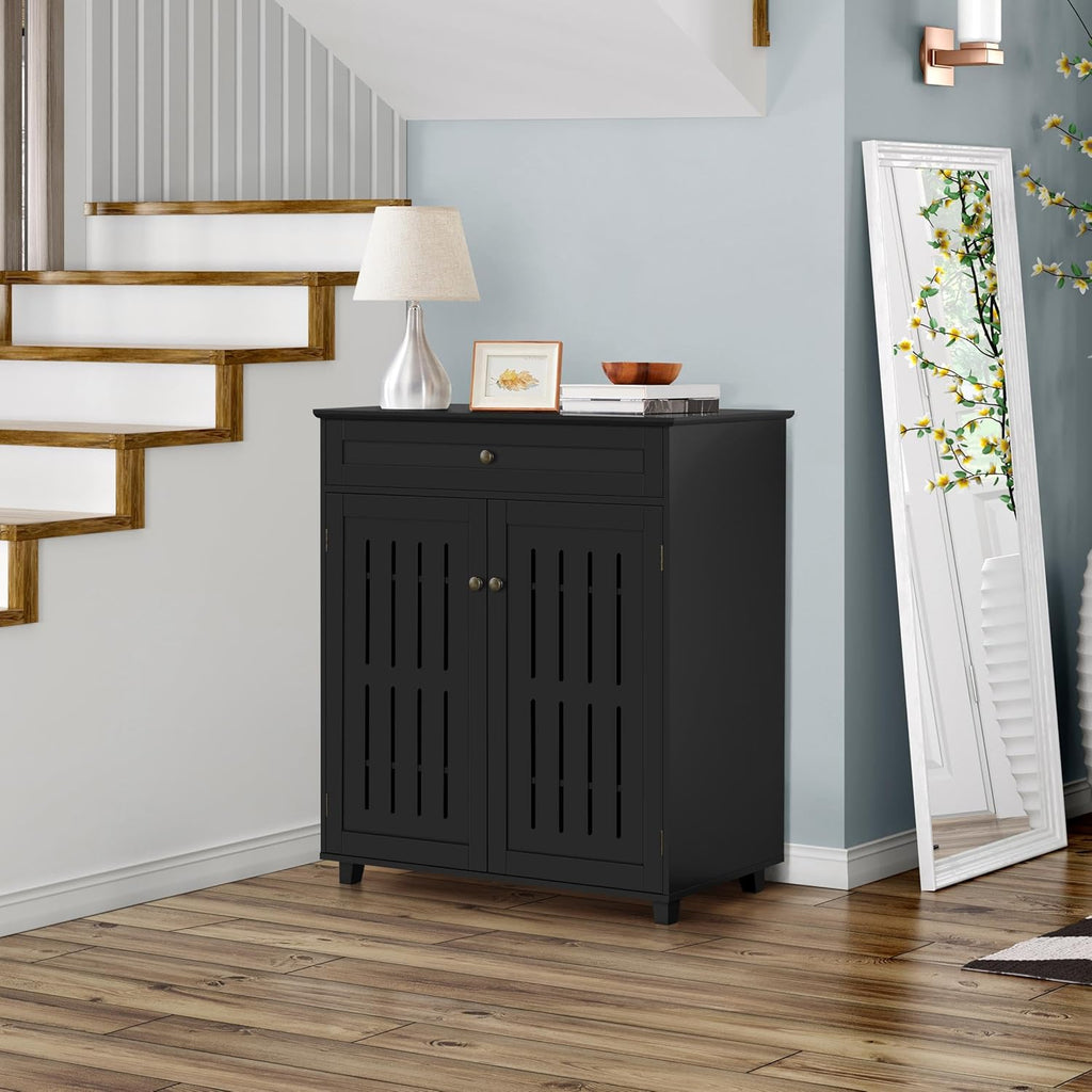 Adjustable Wooden Shoe Storage Cabinet Home Furniture for All Rooms for Living Space