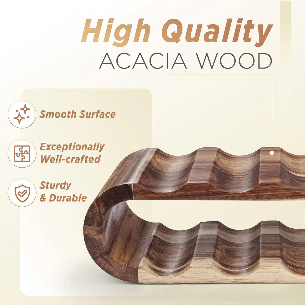 Wooden Wine Rack Freestanding Desktop Wine Rack Freestanding Desktop Wine Rack Suitable for Red Wine Storage