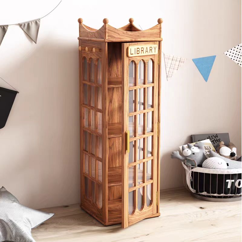 Vintage Telephone Box Bookshelf Study Table Withbookshelf Rotating Bookshelf Wholesale Bookshelves Bookshelf Cabinet