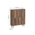 Panel Shoe Cabinet Luxury Shoe Cabinet Simple Solid Wood Storage Cabinet Display Stand