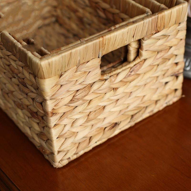 Desktop Storage Basket Gourd Grass Woven Storage Basket Storage Box Organizer Basket Storage Frame Organizer Box