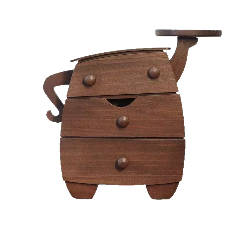 2026 New Design Cute and Sturdy Solid Wood Jewelry Storage Box High-End Exquisite Organizer